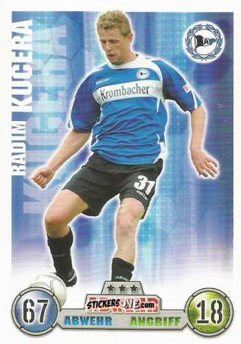 Cromo Radim Kucera - German Fussball Bundesliga 2008-2009. Match Attax n. 24 - Topps