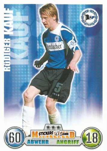 Sticker Rüdiger Kauf - German Fussball Bundesliga 2008-2009. Match Attax n. 29 - Topps