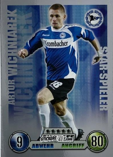 Sticker Artur Wichniarek - German Fussball Bundesliga 2008-2009. Match Attax n. 35 - Topps