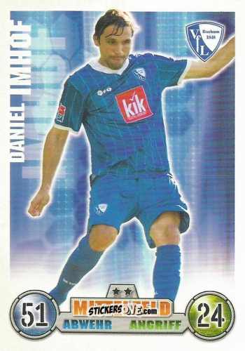 Figurina Daniel Imhof - German Fussball Bundesliga 2008-2009. Match Attax n. 45 - Topps
