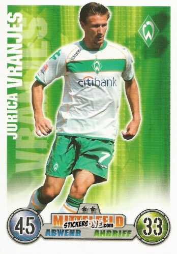 Cromo Jurica Vranjes - German Fussball Bundesliga 2008-2009. Match Attax n. 64 - Topps