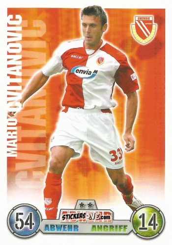 Sticker Mario Cvitanovic - German Fussball Bundesliga 2008-2009. Match Attax n. 78 - Topps
