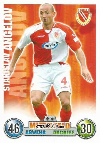 Cromo Stanislav Angelov - German Fussball Bundesliga 2008-2009. Match Attax n. 83 - Topps