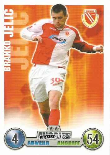 Cromo Branko Jelic - German Fussball Bundesliga 2008-2009. Match Attax n. 85 - Topps