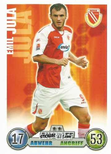 Cromo Emil Jula - German Fussball Bundesliga 2008-2009. Match Attax n. 87 - Topps
