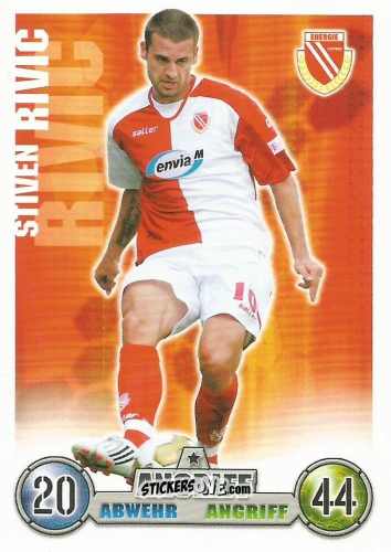 Cromo Stiven Rivic - German Fussball Bundesliga 2008-2009. Match Attax n. 88 - Topps