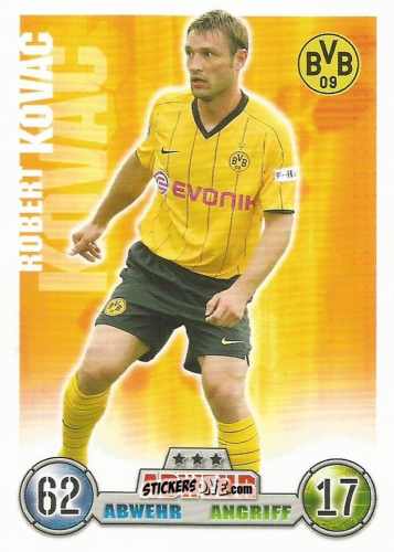 Sticker Robert Kovac - German Fussball Bundesliga 2008-2009. Match Attax n. 98 - Topps