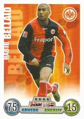 Figurina Habib Bellaid - German Fussball Bundesliga 2008-2009. Match Attax n. 112 - Topps