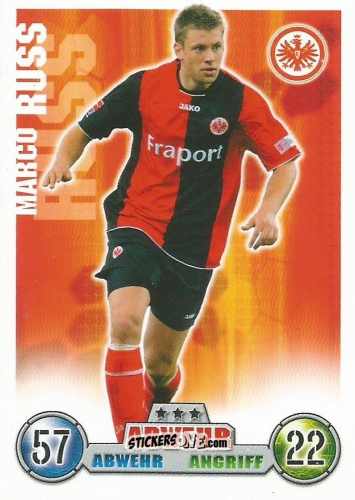 Sticker Marco Russ - German Fussball Bundesliga 2008-2009. Match Attax n. 113 - Topps