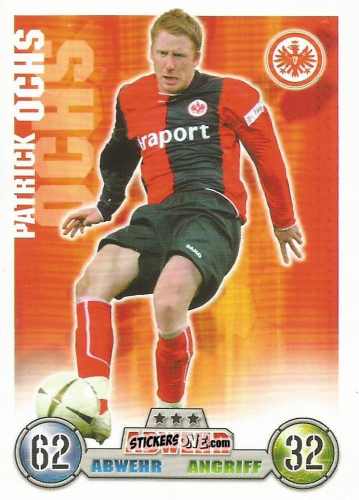 Figurina Patrick Ochs - German Fussball Bundesliga 2008-2009. Match Attax n. 114 - Topps
