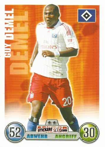 Cromo Guy Demel - German Fussball Bundesliga 2008-2009. Match Attax n. 131 - Topps