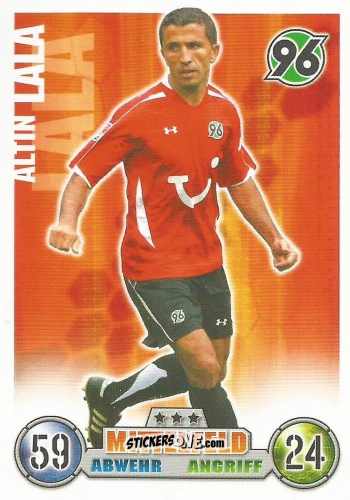 Sticker Altin Lala - German Fussball Bundesliga 2008-2009. Match Attax n. 151 - Topps