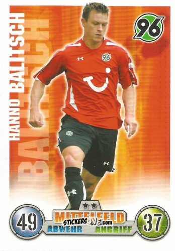 Figurina Hanno Balitsch - German Fussball Bundesliga 2008-2009. Match Attax n. 153 - Topps
