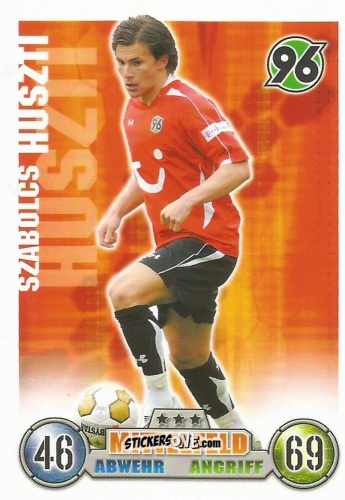 Figurina Szabolcs Huszti - German Fussball Bundesliga 2008-2009. Match Attax n. 156 - Topps