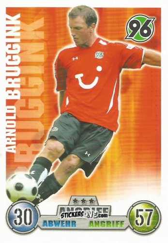 Figurina Arnold Bruggink - German Fussball Bundesliga 2008-2009. Match Attax n. 157 - Topps