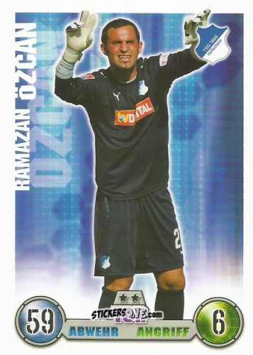 Figurina Ramazan Özcan - German Fussball Bundesliga 2008-2009. Match Attax n. 163 - Topps