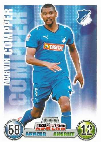 Cromo Marvin Compper - German Fussball Bundesliga 2008-2009. Match Attax n. 167 - Topps
