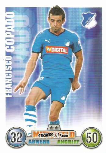 Cromo Francisco Copado - German Fussball Bundesliga 2008-2009. Match Attax n. 171 - Topps