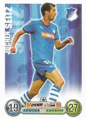 Cromo Jochen Seitz - German Fussball Bundesliga 2008-2009. Match Attax n. 172 - Topps