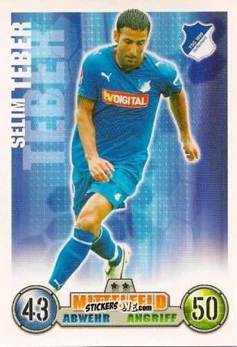 Cromo Selim Teber - German Fussball Bundesliga 2008-2009. Match Attax n. 175 - Topps