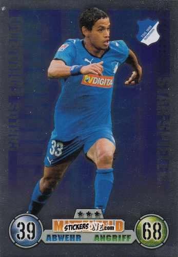 Cromo Carlos Eduardo - German Fussball Bundesliga 2008-2009. Match Attax n. 179 - Topps
