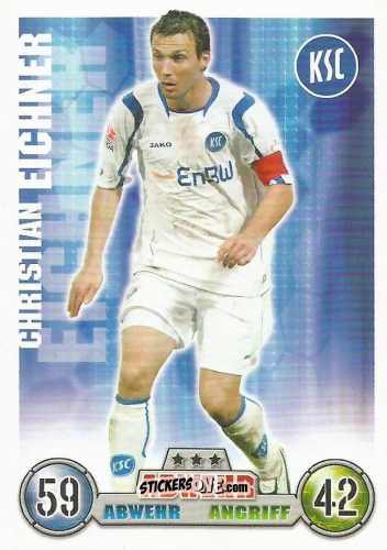 Sticker Christian Eichner - German Fussball Bundesliga 2008-2009. Match Attax n. 183 - Topps