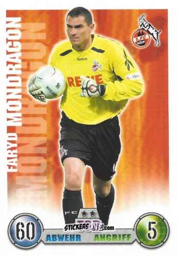 Cromo Faryd Mondragon - German Fussball Bundesliga 2008-2009. Match Attax n. 199 - Topps