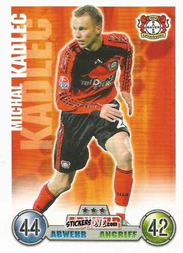Figurina Michal Kadlec - German Fussball Bundesliga 2008-2009. Match Attax n. 219 - Topps