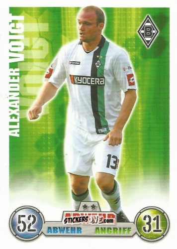 Cromo Alexander Voigt - German Fussball Bundesliga 2008-2009. Match Attax n. 241 - Topps