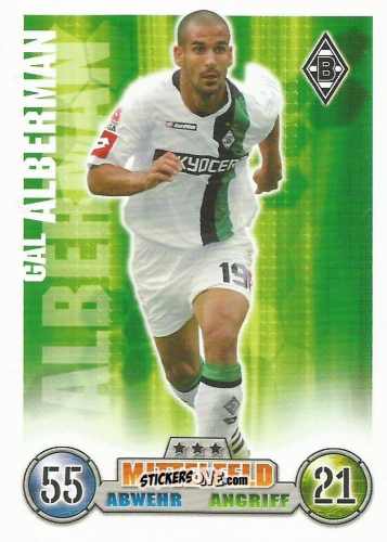 Cromo Gal Alberman - German Fussball Bundesliga 2008-2009. Match Attax n. 244 - Topps