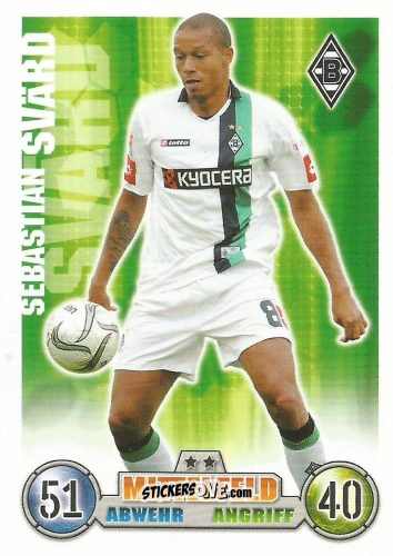 Cromo Sebastian Svard - German Fussball Bundesliga 2008-2009. Match Attax n. 248 - Topps