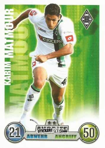 Sticker Karim Matmour - German Fussball Bundesliga 2008-2009. Match Attax n. 249 - Topps