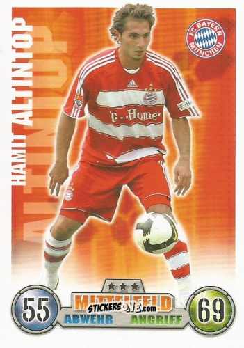 Figurina Hamit Altintop - German Fussball Bundesliga 2008-2009. Match Attax n. 261 - Topps