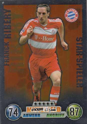 Cromo Franck Ribery - German Fussball Bundesliga 2008-2009. Match Attax n. 269 - Topps