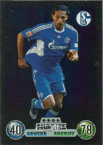 Sticker Kevin Kuranyi - German Fussball Bundesliga 2008-2009. Match Attax n. 288 - Topps