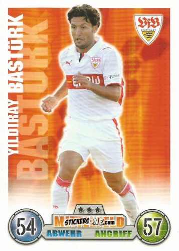 Figurina Yildiray Bastürk - German Fussball Bundesliga 2008-2009. Match Attax n. 301 - Topps