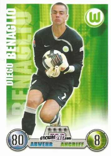 Cromo Diego Benaglio - German Fussball Bundesliga 2008-2009. Match Attax n. 307 - Topps