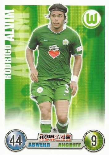 Figurina Rodrigo Alvim - German Fussball Bundesliga 2008-2009. Match Attax n. 311 - Topps