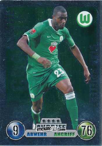 Cromo Grafite - German Fussball Bundesliga 2008-2009. Match Attax n. 324 - Topps