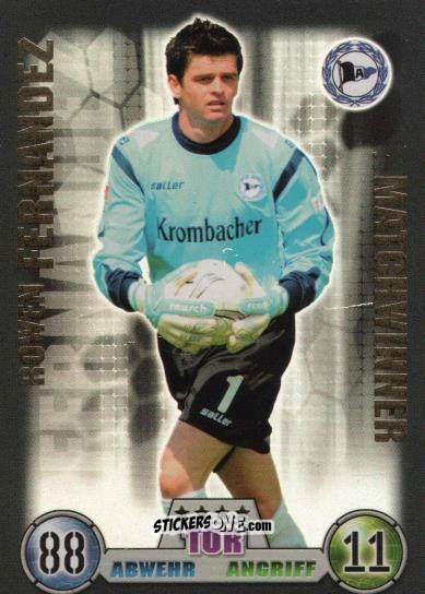 Sticker Rowen Fernandez - German Fussball Bundesliga 2008-2009. Match Attax n. 328 - Topps