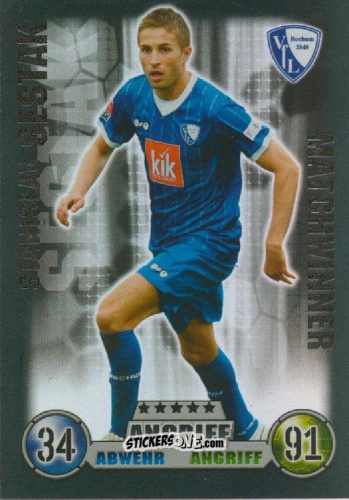 Sticker Stanislav Sestak - German Fussball Bundesliga 2008-2009. Match Attax n. 333 - Topps