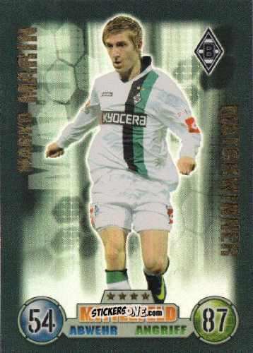 Figurina Marko Marin - German Fussball Bundesliga 2008-2009. Match Attax n. 364 - Topps