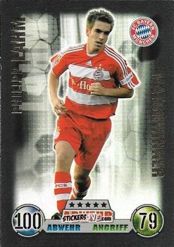 Sticker Philipp Lahm - German Fussball Bundesliga 2008-2009. Match Attax n. 367 - Topps