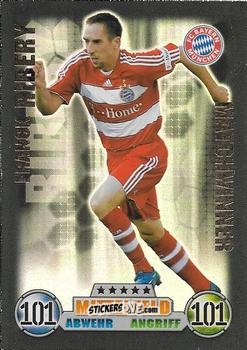 Cromo Franck Ribery - German Fussball Bundesliga 2008-2009. Match Attax n. 369 - Topps