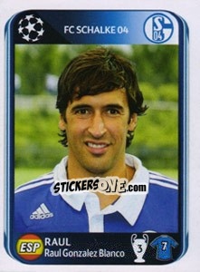 Cromo Raul González - UEFA Champions League 2010-2011 n. 121 - Panini