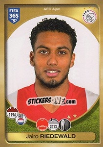 Cromo Jairo Riedewald - FIFA 365: 2016-2017. East Europe n. 165 - Panini