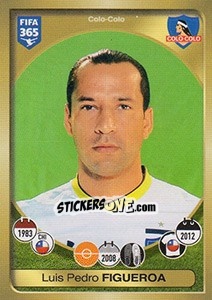 Sticker Luis Pedro Figueroa - FIFA 365: 2016-2017. East Europe n. 540 - Panini