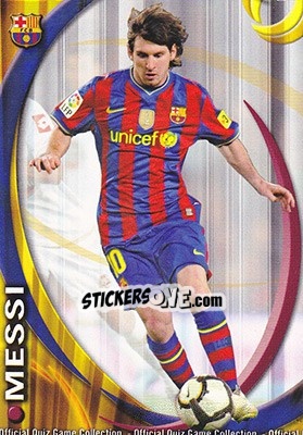 Cromo Messi - Campeonato Nacional De Liga 2010-2011 n. 18 - Mundicromo