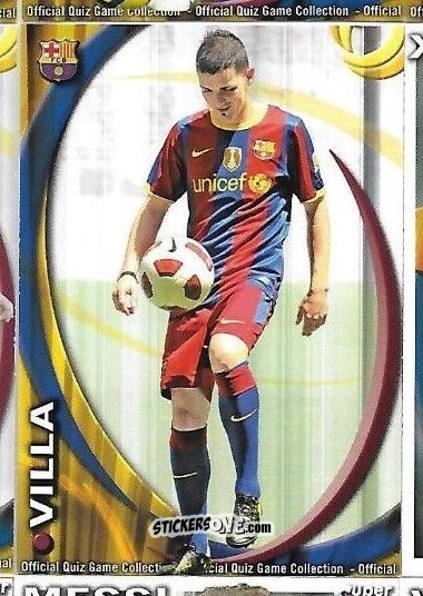 Sticker David Villa - Campeonato Nacional De Liga 2010-2011 n. 21 - Mundicromo