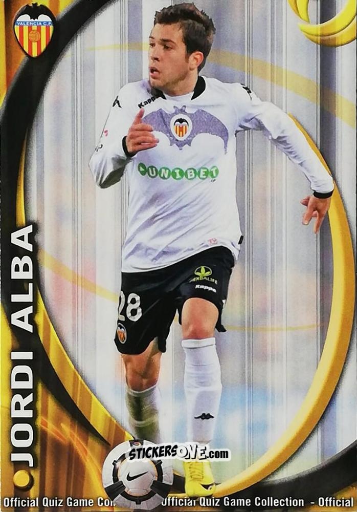 Cromo Jordi Alba - Campeonato Nacional De Liga 2010-2011 n. 66 - Mundicromo